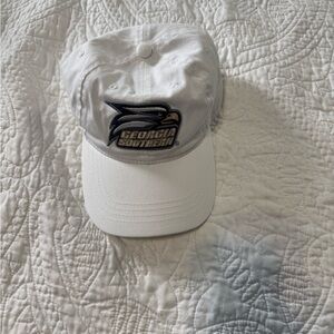 GEORGIA SOUTHERN- white logo hat